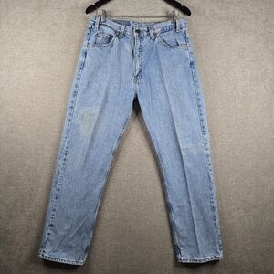 Vintage Levis Jeans Mens 34x30 505 Orange Tab Denim Cowboy Workwear 1998 (F79)